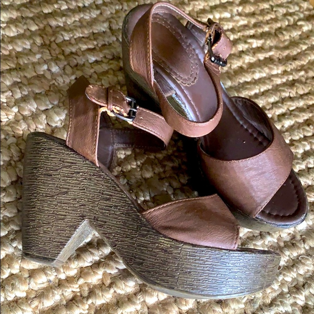 Brown shoes